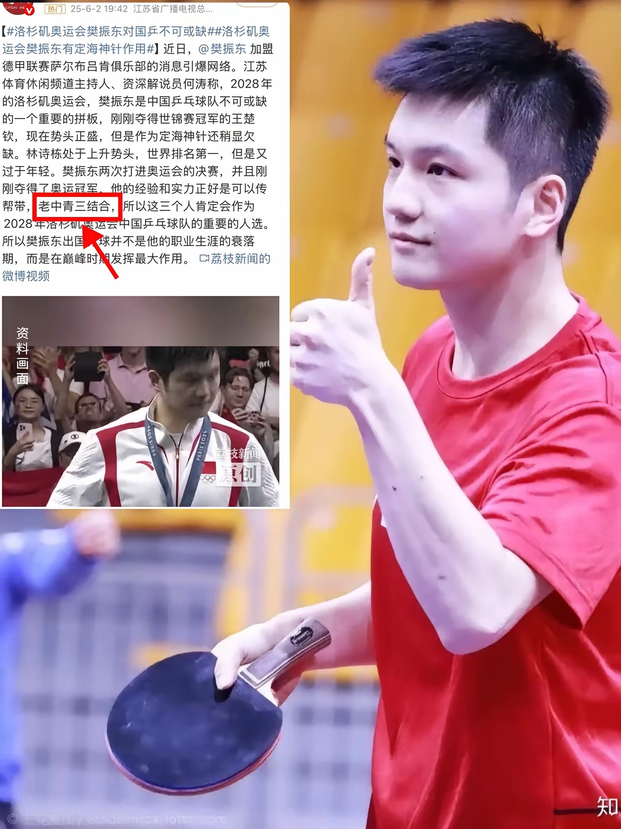 包含日本乒乓球队翻盘奥地利乒乓球队，樊振东完成帽子戏法的词条